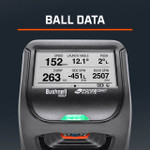 Certified Refurbished Launch Pro Launch Monitor Detail Of Device Screen Showing Ball Data On Dark Background