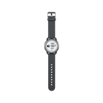 Top view Bushnell Golf iON Edge GPS watch in black on transparent background. 